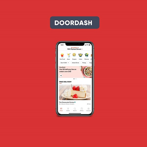 doordash restaurant order app