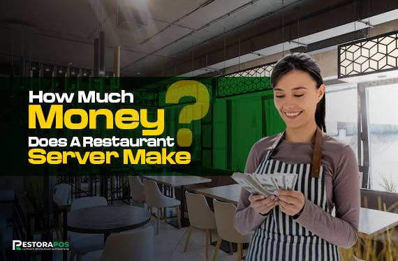 how much money does a restaurant server make