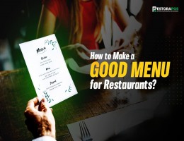 how to make a good menu for restaurant