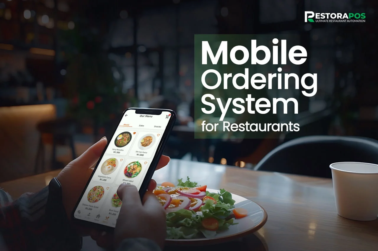 mobile ordering system for restaurants